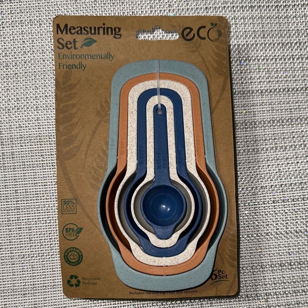 eco Nesting Plastic Measuring Cup Set 6 piece